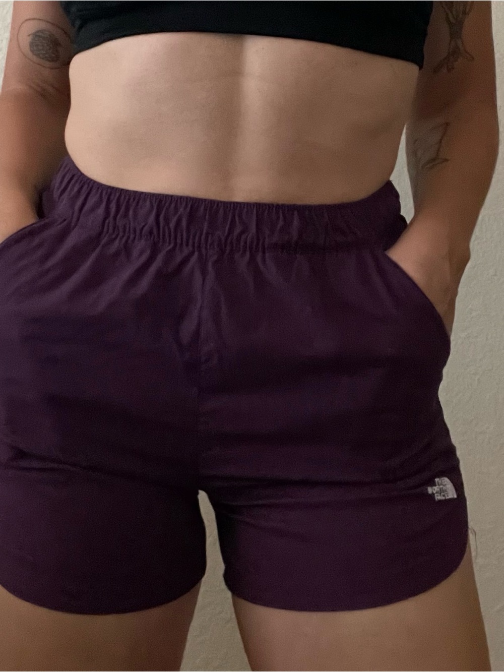 The North Face Plum Performance Shorts - Dark Plum